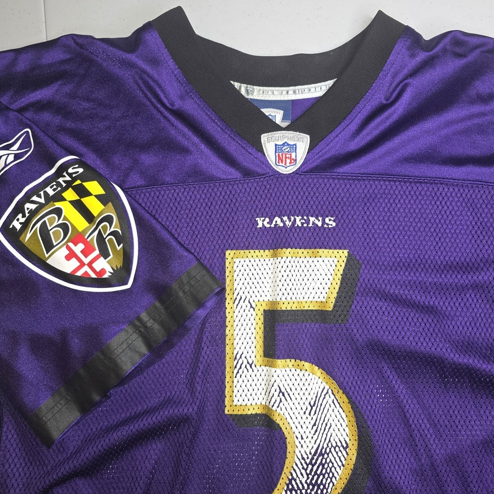 BALTIMORE RAVENS Joe Flacco NFL Authentic Reebok Jersey XL -2270